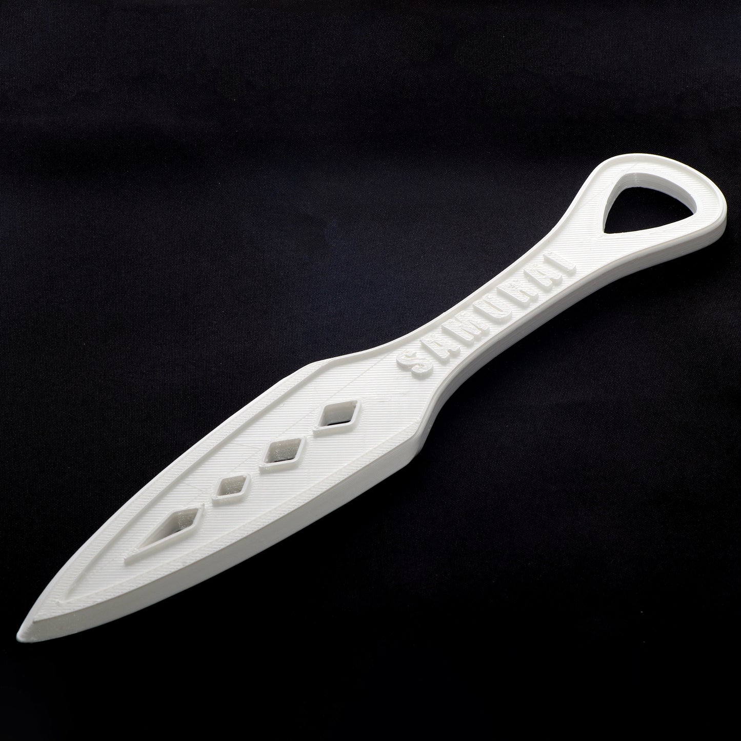 Soft kunai knife with inscription